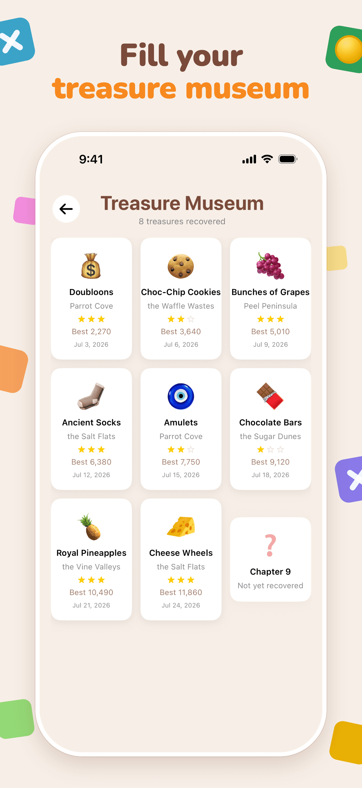 Fill your treasure museum: eight chapters of recovered emoji